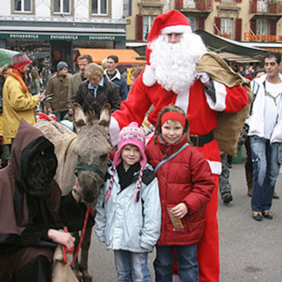 Mobiliar Chlaus-Aktion an zahlreichen, verschiedenen Weihnachtsmärkten in der ganzen Schweiz - in Zusammenarbeit mit der Agentur Streuplan.